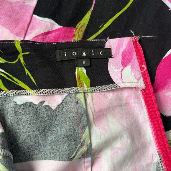 Pink and Black Strapless Sleeveless Dress size 6 - Picture 4 of 8